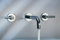 Mono basin mixer tap on display in the A&R Bathroom Solutions,129 Old County Road, Crumlin, Dublin 12, Ireland